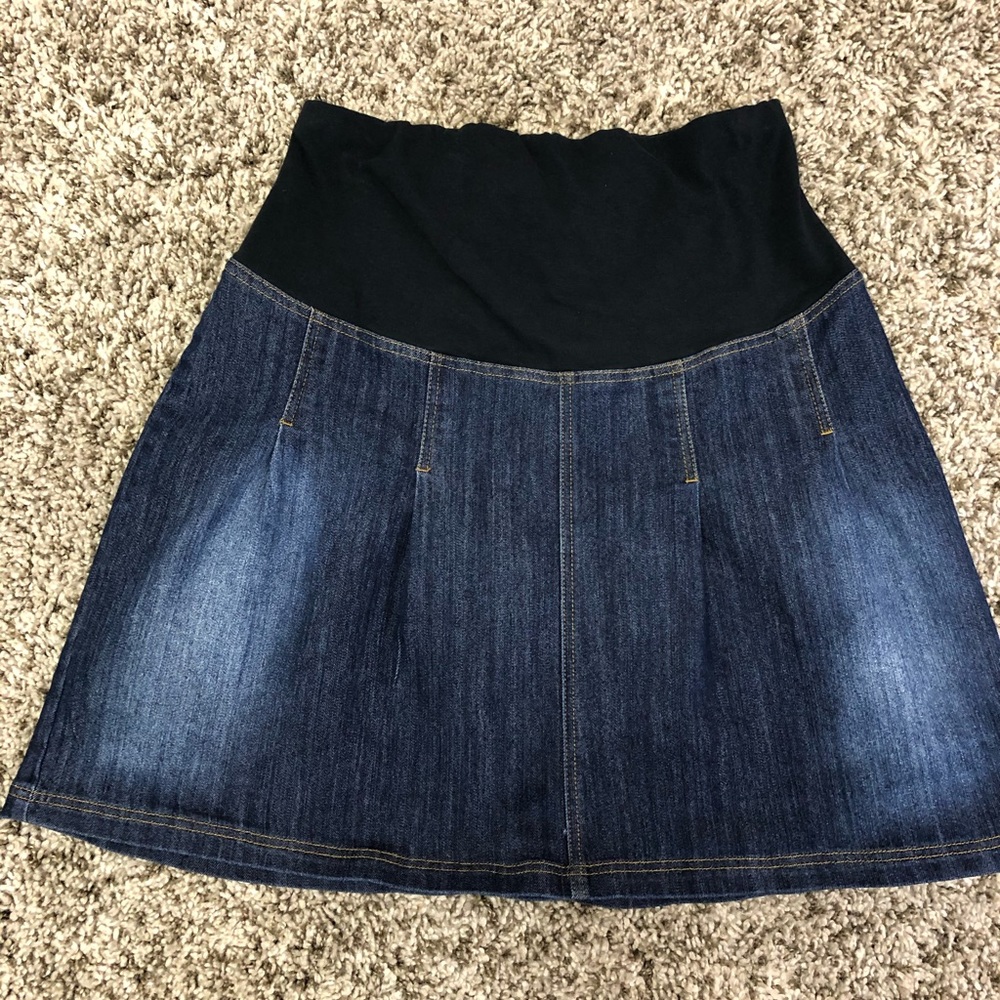 Maternity Jean skirt